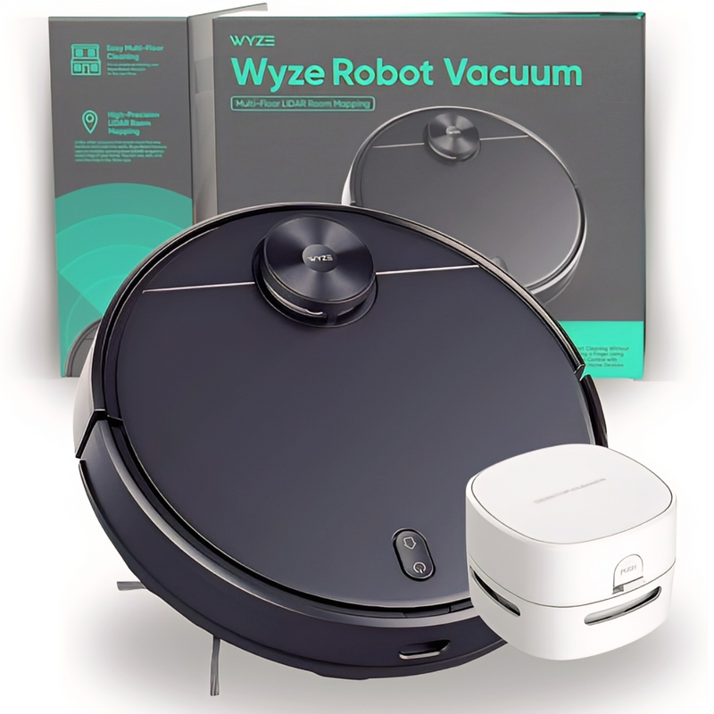 Wyze Robot Vacuum - Robô de Limpeza Inteligente + BRINDE Mini Aspirador Portátil